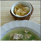 huehnerbruehe-curryreis-erbsen-kimchi